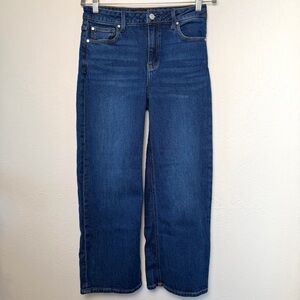 Quince Bella Stretch Relaxed Straight Leg Women's Jeans Stormy Blue Size 28